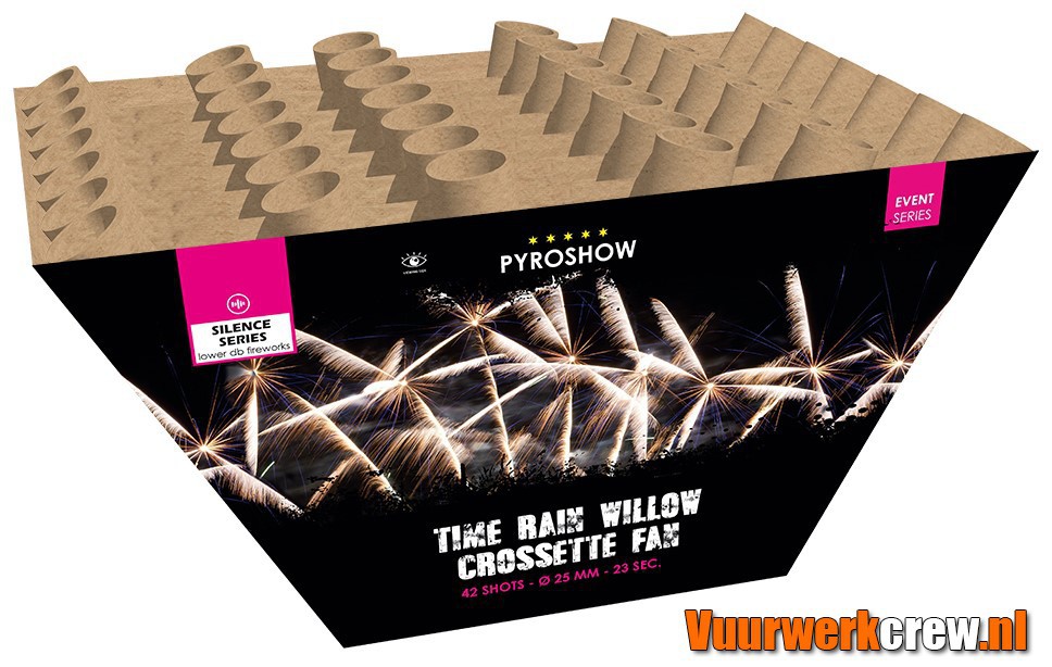 2840-Time-Rain-Willow-Crossette-Fan-Pyroshow-Vuurwerk